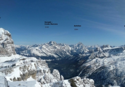 Italy - Dolomiti - Overview from Lagazuoi